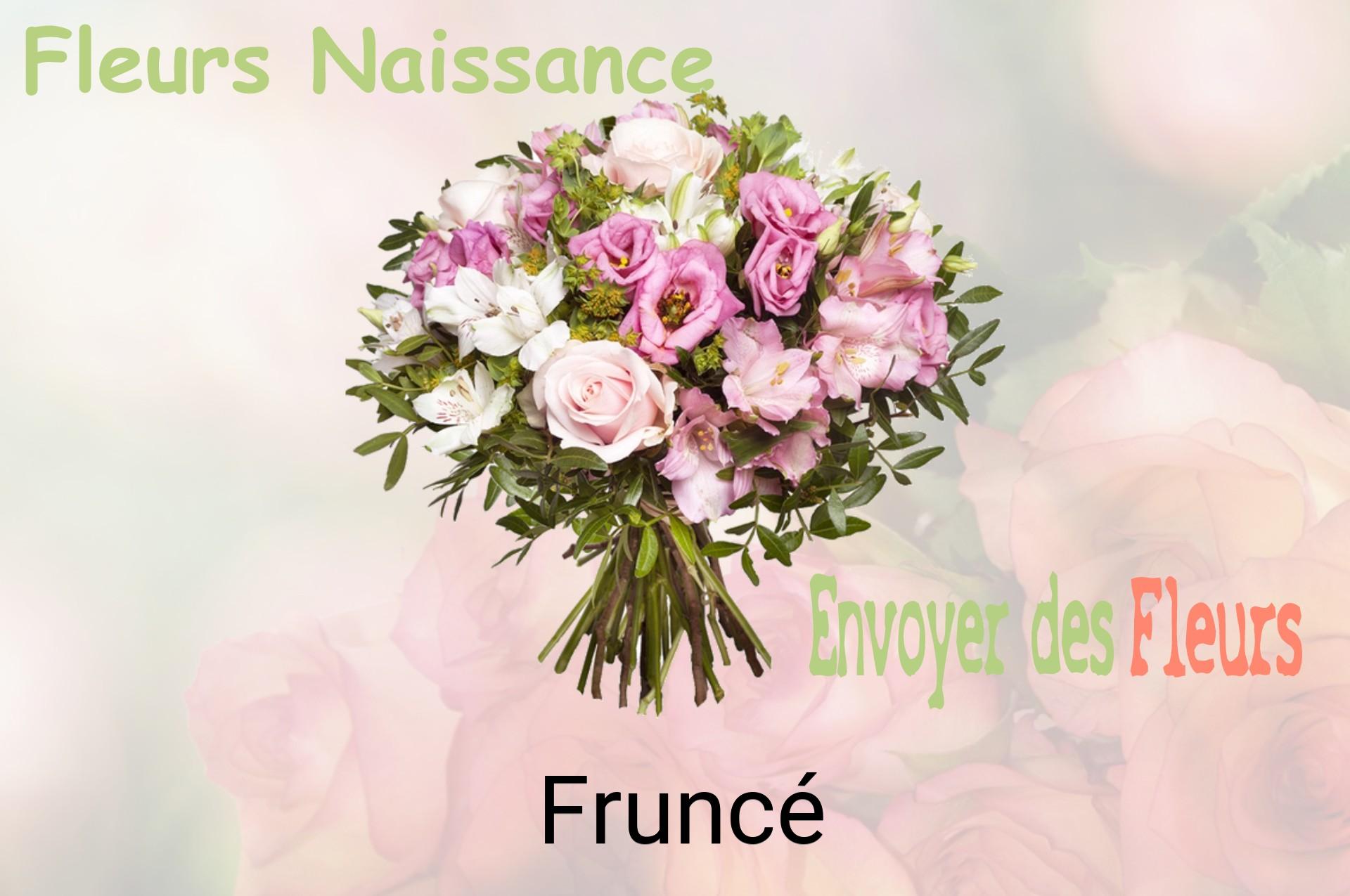 Bouquet de fleurs de naissance livré à Fruncé
